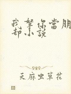 我拿你当朋友你却小说