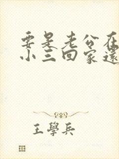 要是老公在外有小三回家还会碰老婆吗