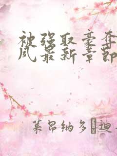 被强取豪夺后宁夙最新章节