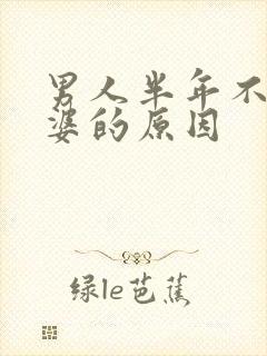 男人半年不碰老婆的原因