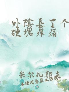 外阴长了个大痘硬块痒痛