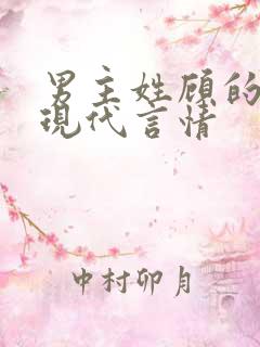 男主姓顾的小说现代言情