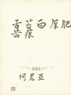 舌苔白厚肥大有齿痕