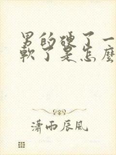 男的硬了一会就软了是怎么回事