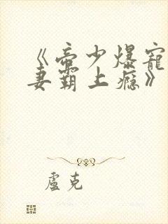 《帝少爆宠:娇妻霸上瘾》