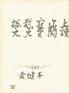 总裁宠你上瘾全文免费阅读全文