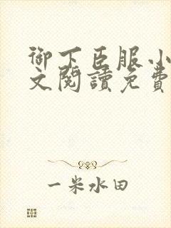 御下臣服小说全文阅读免费无弹窗