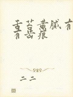 舌苔黄腻有裂纹有齿痕