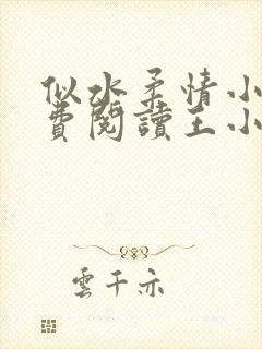 似水柔情小说免费阅读王小梦全文