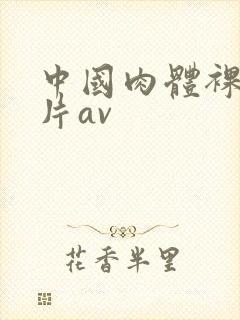 中国肉体裸交毛片av