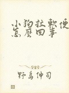 小狗拉软便带血怎么回事