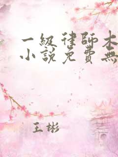 一级律师木苏里小说免费无弹窗