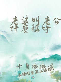 老婆叫老公爸爸什么称呼