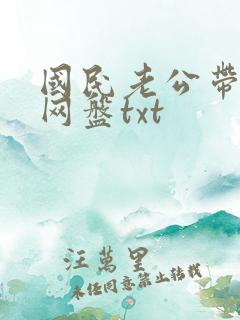 国民老公带回家网盘txt