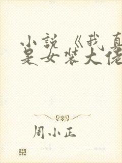 小说 《我真不是女装大佬》