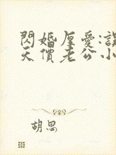 闪婚厚爱:误嫁天价老公小说