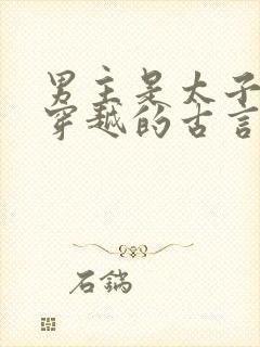 男主是太子女主穿越的古言