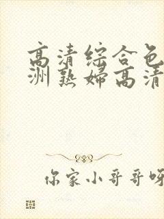 高清综合色区亚洲熟妇高清