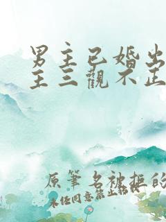 男主已婚出轨女主三观不正