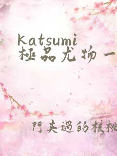 katsumi极品尤物一区