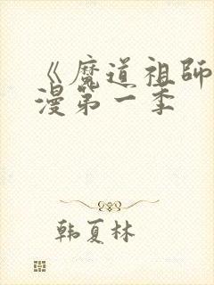 《魔道祖师》动漫第一季