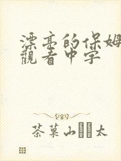 漂亮的保姆免费观看中字