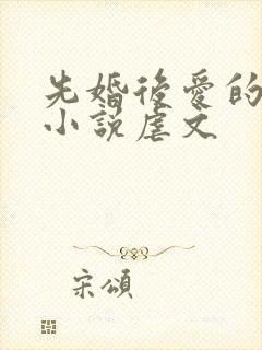 先婚后爱的古言小说虐文