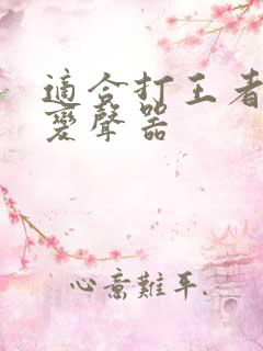 适合打王者用的变声器