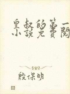 皇叔的第一宠妃小说免费阅读无弹窗