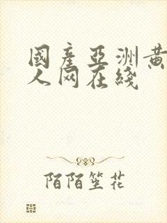 国产亚洲黄色成人网在线