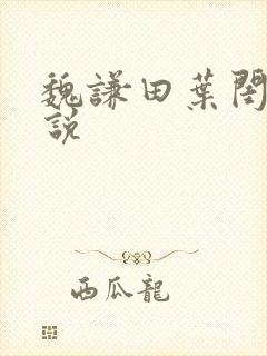 魏谦田叶闺蜜小说