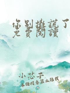 你别撒谎了小说免费阅读