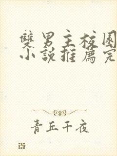 双男主校园甜文小说推荐完结