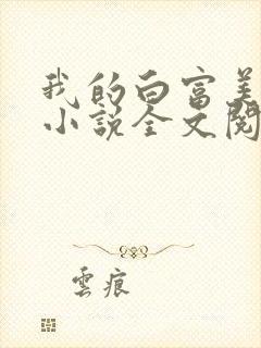 我的白富美老婆小说全文阅读