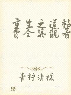 重生之道动漫免费全集观看