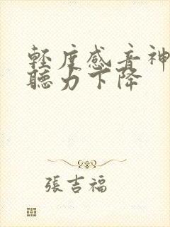 轻度感音神经性听力下降