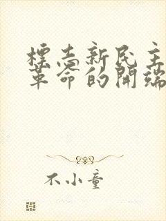 标志新民主主义革命的开端