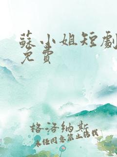 苏小姐短剧45免费