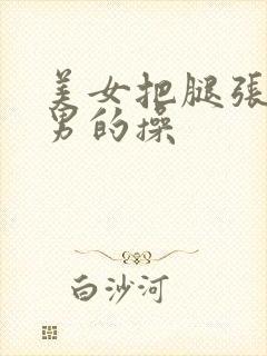 美女把腿张开给男的操