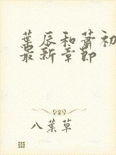 叶辰和萧初然的最新章节