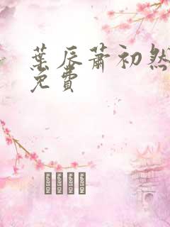 叶辰萧初然听书免费