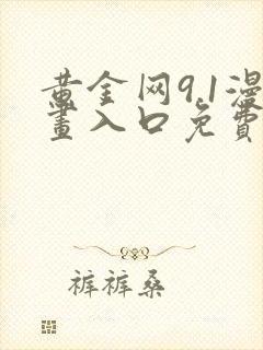 黄金网9.1漫画入口免费