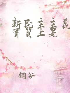 新民主主义革命实质上是