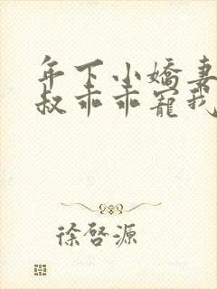 年下小娇妻,大叔乖乖宠我小说