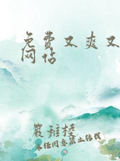 免费又爽又黄的网站