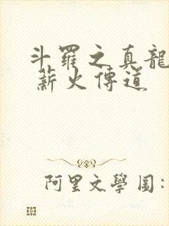 斗罗之真龙斗罗 薪火传道