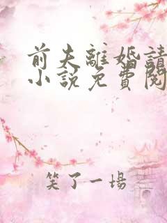 前夫离婚请放手小说免费阅读