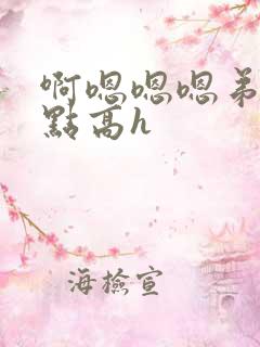 啊嗯嗯嗯弟弟慢点高h