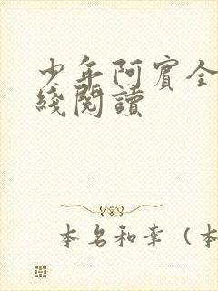 少年阿宾全文在线阅读