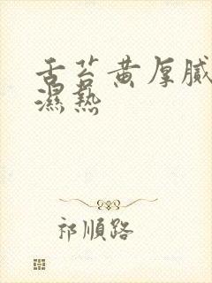 舌苔黄厚腻脾胃湿热